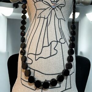 Onyx Elegant Black Necklace